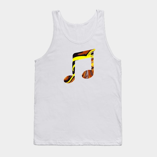 Music Addict Tank Top by TeePixelate